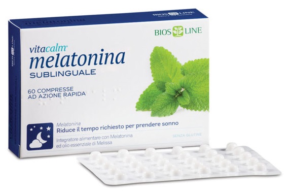 VITACALM MELATONINA 120 COMPRESSE SUBLINGUALI - farmanauta.it