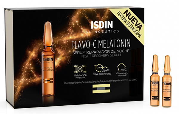 ISDINCEUTICS FLAVO C MELATONIN 10 FIALE - farmanauta.it