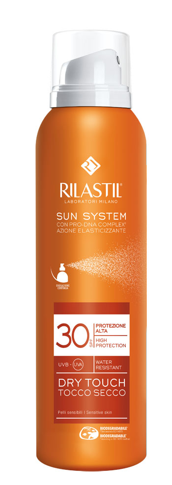 RILASTIL SUN SYSTEM DRY TOUCH SPF 30 200 ML - farmanauta.it