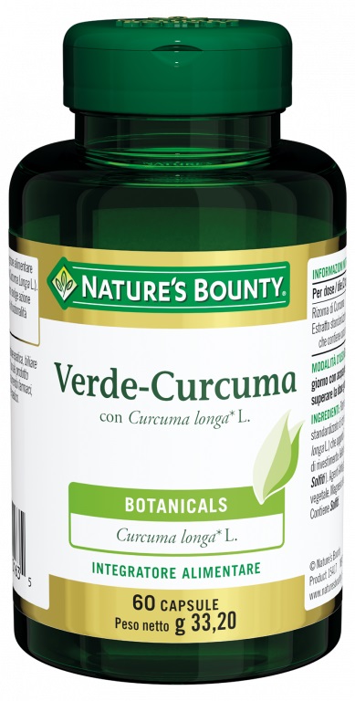 VERDE CURCUMA 60 CAPSULE 33,2 G - farmanauta.it
