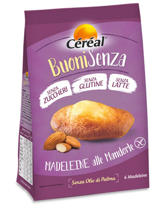 CEREAL BUONISENZA MADELEINE ALLE MANDORLE 180 G - farmanauta.it