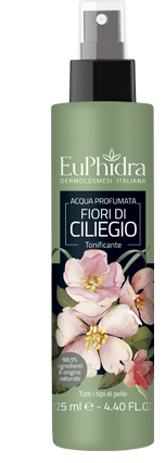 EUPHIDRA ACQUA PROFUMATA CILIEGIO IN FLACONE CON ETICHETTA POMPA SPRAY - farmanauta.it