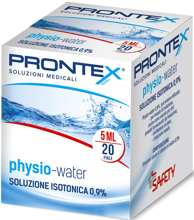 SOLUZIONE FISIOLOGICA PRONTEX PHYSIO ISOTONIC 20 FIALE DA 5 ML - farmanauta.it
