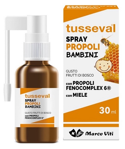 TUSSEVAL GOLA PROPOLI SPRAY PER BAMBINI 30 ML - farmanauta.it
