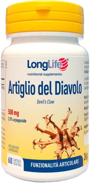 LONGLIFE ARTIGLIO DEL DIAVOLO 2% 60 CAPSULE - farmanauta.it