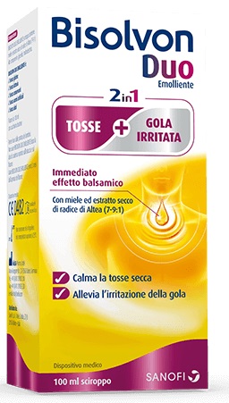 BISOLVON DUO SCIROPPO EMOLLIENTE 100 ML - farmanauta.it