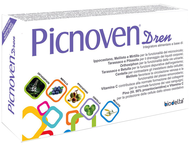 PICNOVEN DREN 100 COMPRESSE 62 G - farmanauta.it