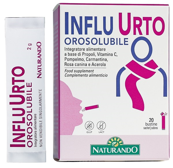 INFLU URTO OROSOLUBILE 20 BUSTINE DA 2 G - farmanauta.it