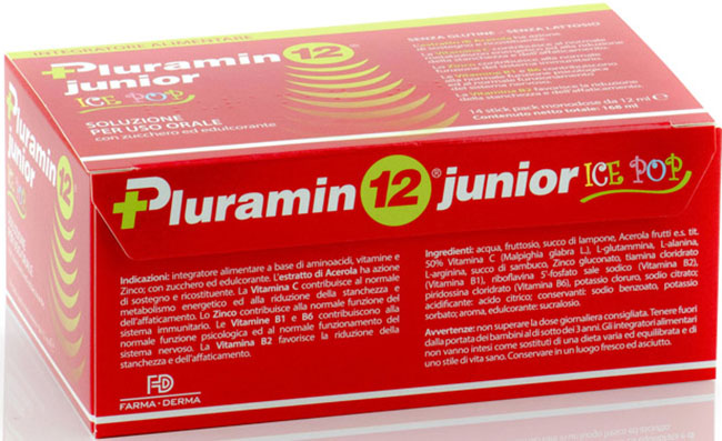 PLURAMIN12 JUNIOR 14 STICK PACK 12 ML - farmanauta.it