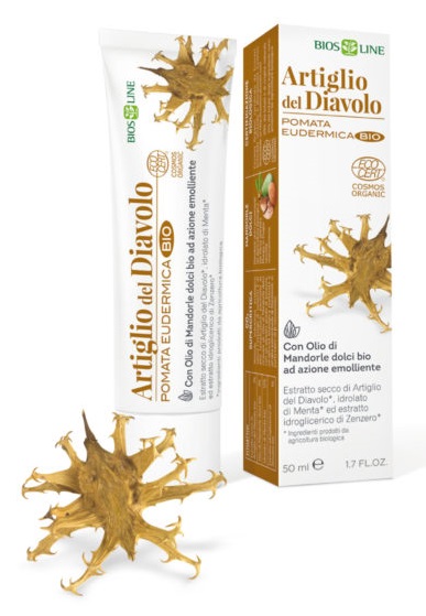 BIOSLINE ARTIGLIO DEL DIAVOLO POMATA EUDERMICA BIO CERT ECOCERT 50 ML - farmanauta.it
