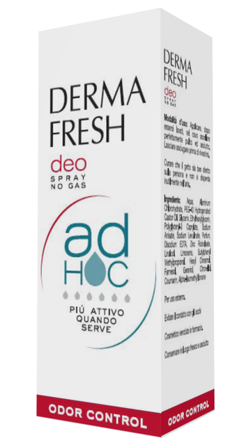 DERMAFRESH DEO SPRAY NO GAS AD HOC ODOR CONTROL DEODORANTE 100 ML - farmanauta.it