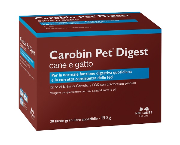 CAROBIN PET DIGEST GRANULARE 30 BUSTE DA 5 G - farmanauta.it