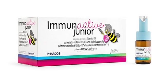 IMMUNACTIVE JUNIOR PHARCOS 21 FIALE 10 ML - farmanauta.it