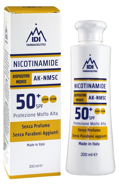 NICOTINAMIDE AK-NMSC 50+SPF PROTEZIONE MOLTO ALTA 200 ML - farmanauta.it