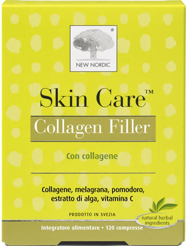 SKIN CARE COLLAGEN FILLER 120 COMPRESSE - farmanauta.it