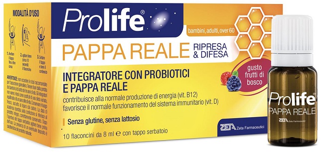 PROLIFE PAPPA REALE 10 FLACONI DA 8 ML - farmanauta.it
