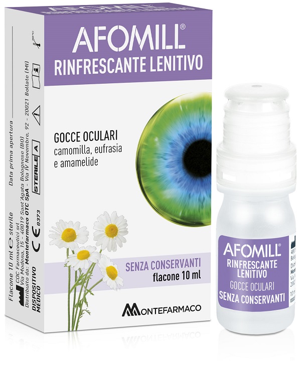 AFOMILL RINFRESCANTE SENZA CONSERVANTI 10 ML - farmanauta.it
