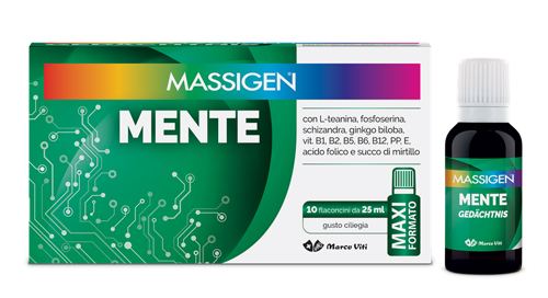 MASSIGEN MENTE 10 FLACONI DA 25 ML - farmanauta.it