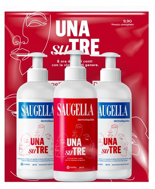 SAUGELLA 1 SU 3 BUNDLE DERMOLIQUIDO 3 X 200 ML - farmanauta.it