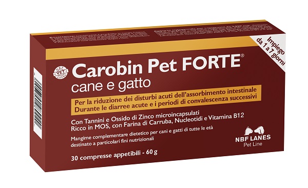 CAROBIN PET FORTE 30 COMPRESSE - farmanauta.it