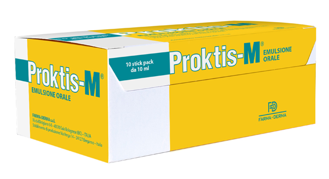 PROKTIS-M EMULSIONE ORALE 10 STICK DA 10 ML - farmanauta.it