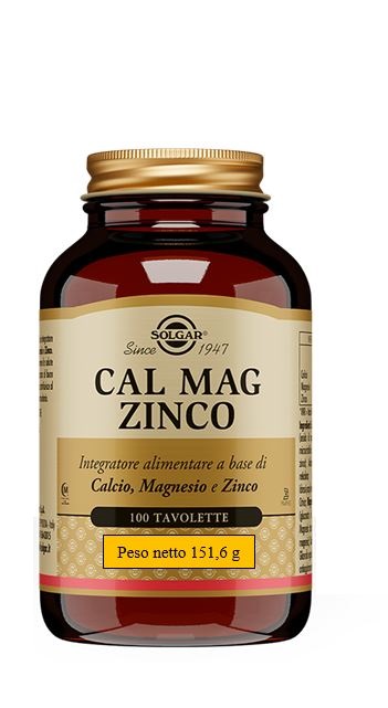 CAL MAG ZINCO 100 TAVOLETTE - farmanauta.it