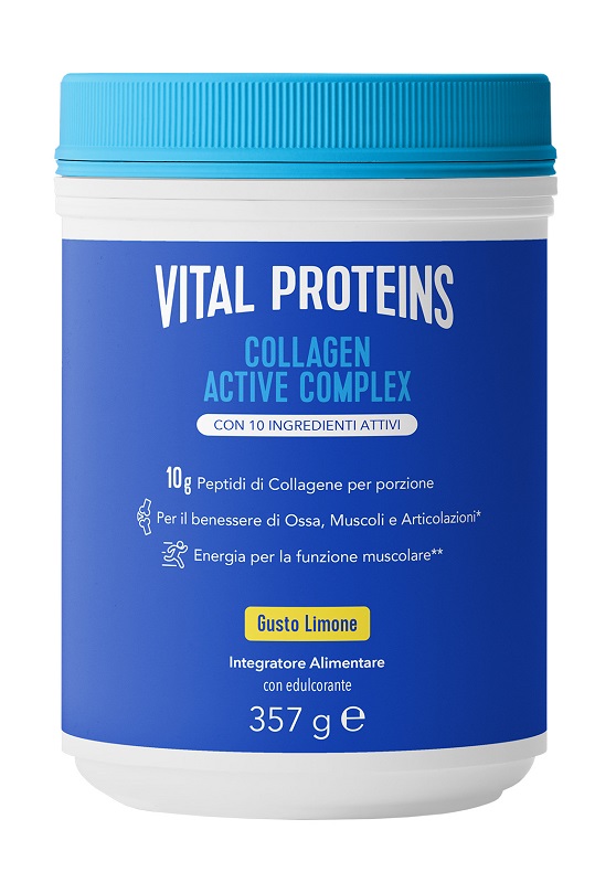 VITAL PROTEINS COLLAGEN ACTIVE COMPLEX LIMONE 357 G - farmanauta.it