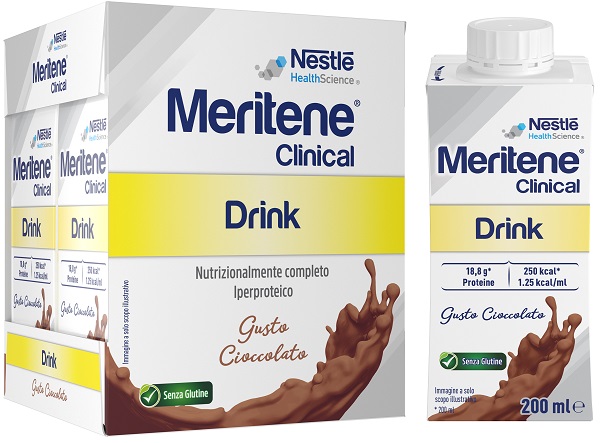 MERITENE CLINICAL DRINK CIOCCOLATO 4 BOTTIGLIE DA 200 ML - farmanauta.it