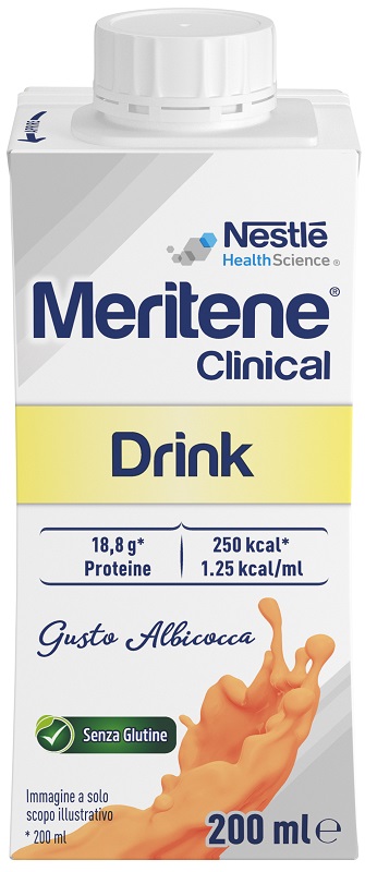 MERITENE CLINICAL DRINK ALBICOCCA 200 ML - farmanauta.it