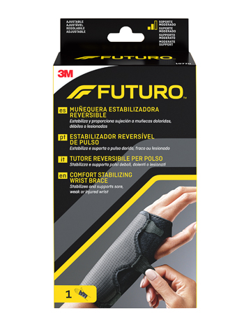 TUTORE PER POLSO REVERSIBILE FUTURO NERO 1 PEZZO - farmanauta.it