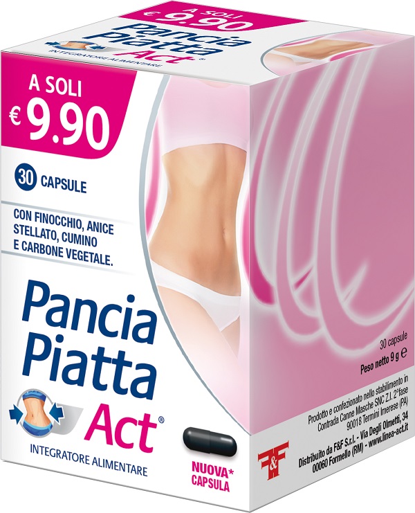 PANCIA PIATTA ACT 30 CAPSULE - farmanauta.it