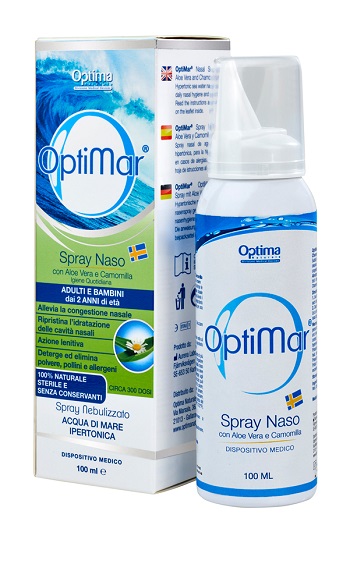 OPTIMAR SPRAY NASO ALOE CAMOMILLA 100 ML - farmanauta.it