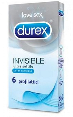 DUREX INVISIBLE PROFILATTICO 6 PEZZI - farmanauta.it