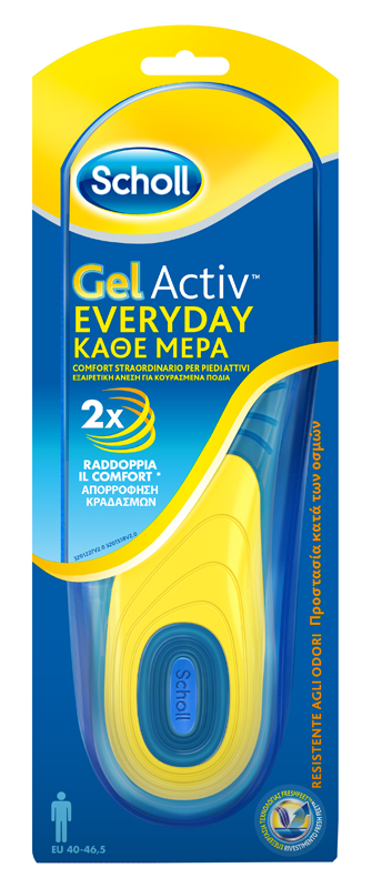 SCHOLL GEL ACTIV EVERYDAY UOMO - farmanauta.it