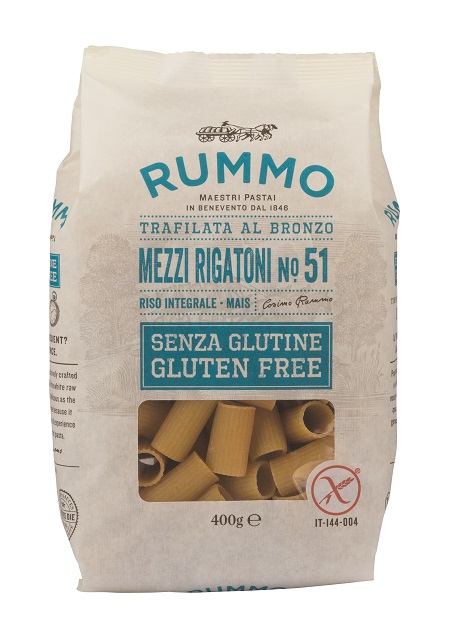 RUMMO MEZZI RIGATONI N51 DI RISO INTEGRALE E MAIS 400 G - farmanauta.it