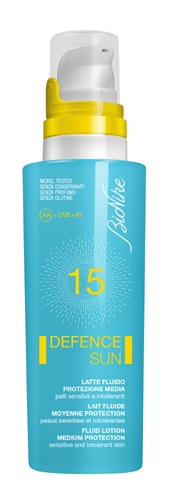 DEFENCE SUN 15 LATTE FLUIDO PROTEZIONE MEDIA 125 ML - farmanauta.it