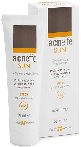ACNEFFE SUN SPF 30 ALTA PROTEZIONE UVB PER CUTE ACNEICA E SEBORROICA 50 ML - farmanauta.it