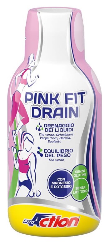 PROACTION PINK FIT DRAIN 500ML - farmanauta.it