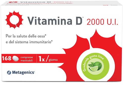 VITAMINA D 2000 UI 168 COMPRESSE MASTICABILI - farmanauta.it