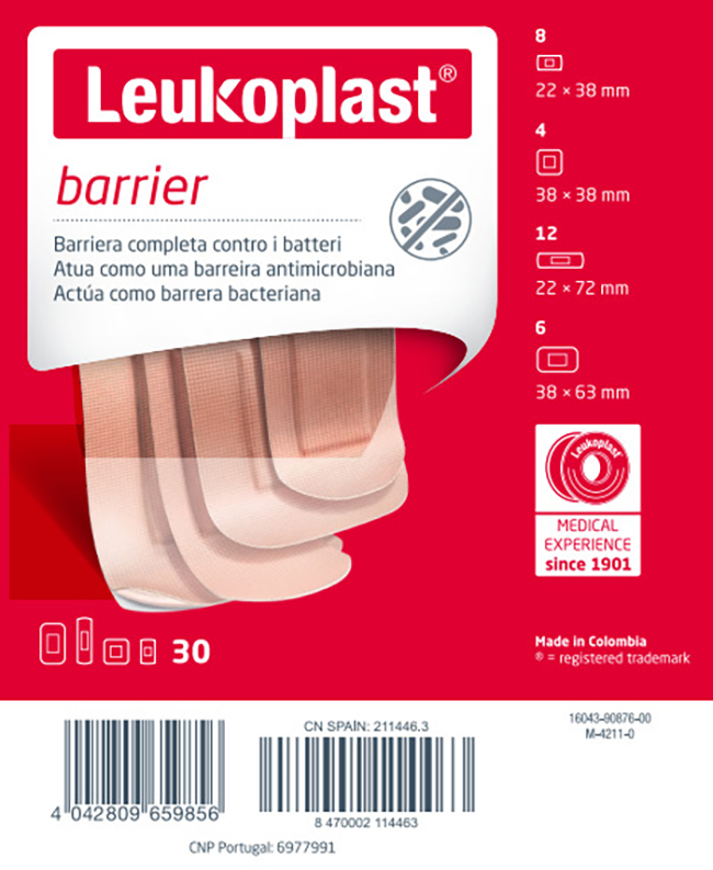 LEUKOPLAST BARRIER 30 PEZZI ASSORTITI - farmanauta.it