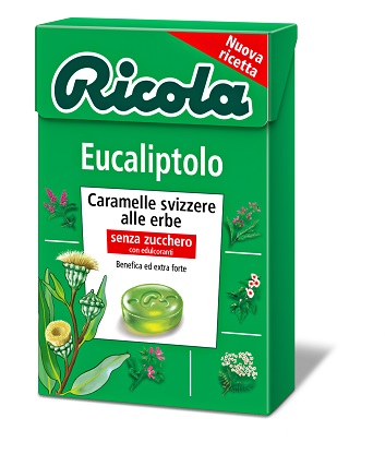 RICOLA EUCALIPTOLO SENZA ZUCCHERO 50 G - farmanauta.it