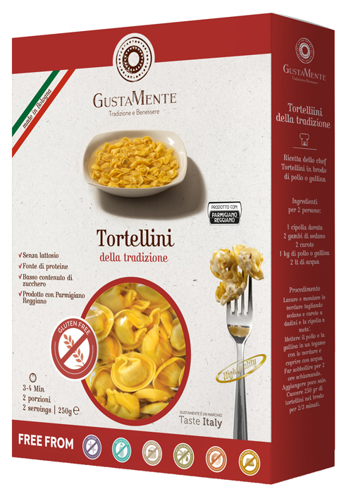 GUSTAMENTE TORTELLINI 250 G - farmanauta.it