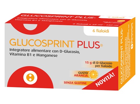 GLUCOSPRINT PLUS ARANCIA 6 FIALOIDI DA 25 ML - farmanauta.it