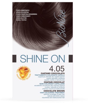 BIONIKE SHINE ON TRATTAMENTO COLORANTE CAPELLI CASTANO CIOCCOLATO 4.05 - farmanauta.it