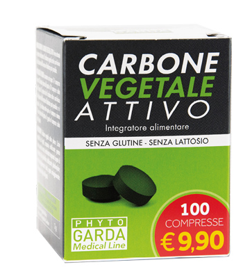 CARBONE VEGETALE ATTIVO 100 COMPRESSE - farmanauta.it