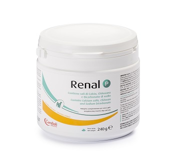 RENAL P MANGIME COMPLEMENTARE PER CANI E GATTI BARATTOLO 240 G - farmanauta.it