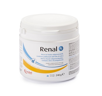 RENAL N MANGIME COMPLEMENTARE PER CANI E GATTI BARATTOLO 240 G - farmanauta.it