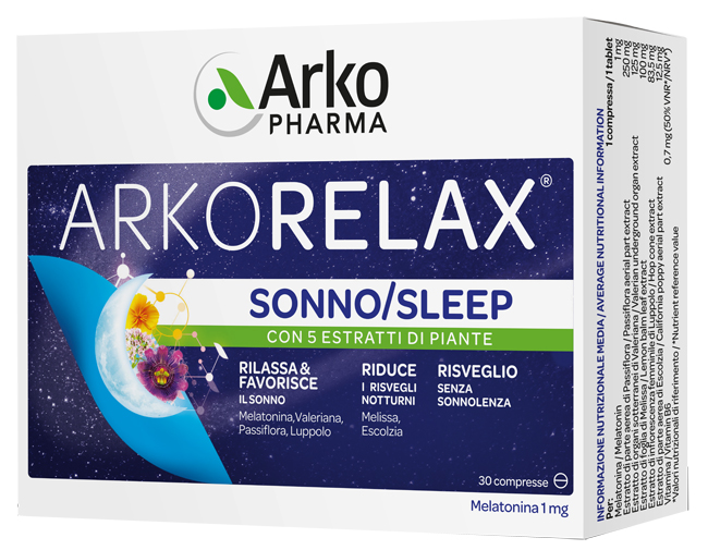 ARKORELAX SONNO 30 COMPRESSE - farmanauta.it