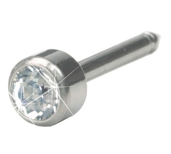 BLOMDAHL FORALOBI ST LONG BEZEL 4MM CRYSTAL - farmanauta.it
