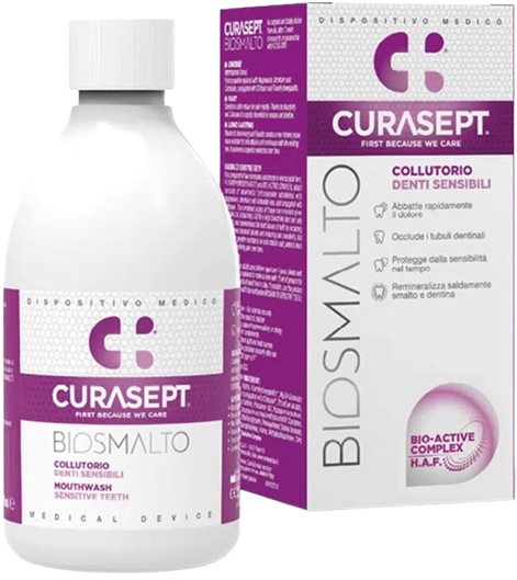 CURASEPT BIOSMALTO COLLUTORIO DENTI SENSIBILI 300 ML - farmanauta.it